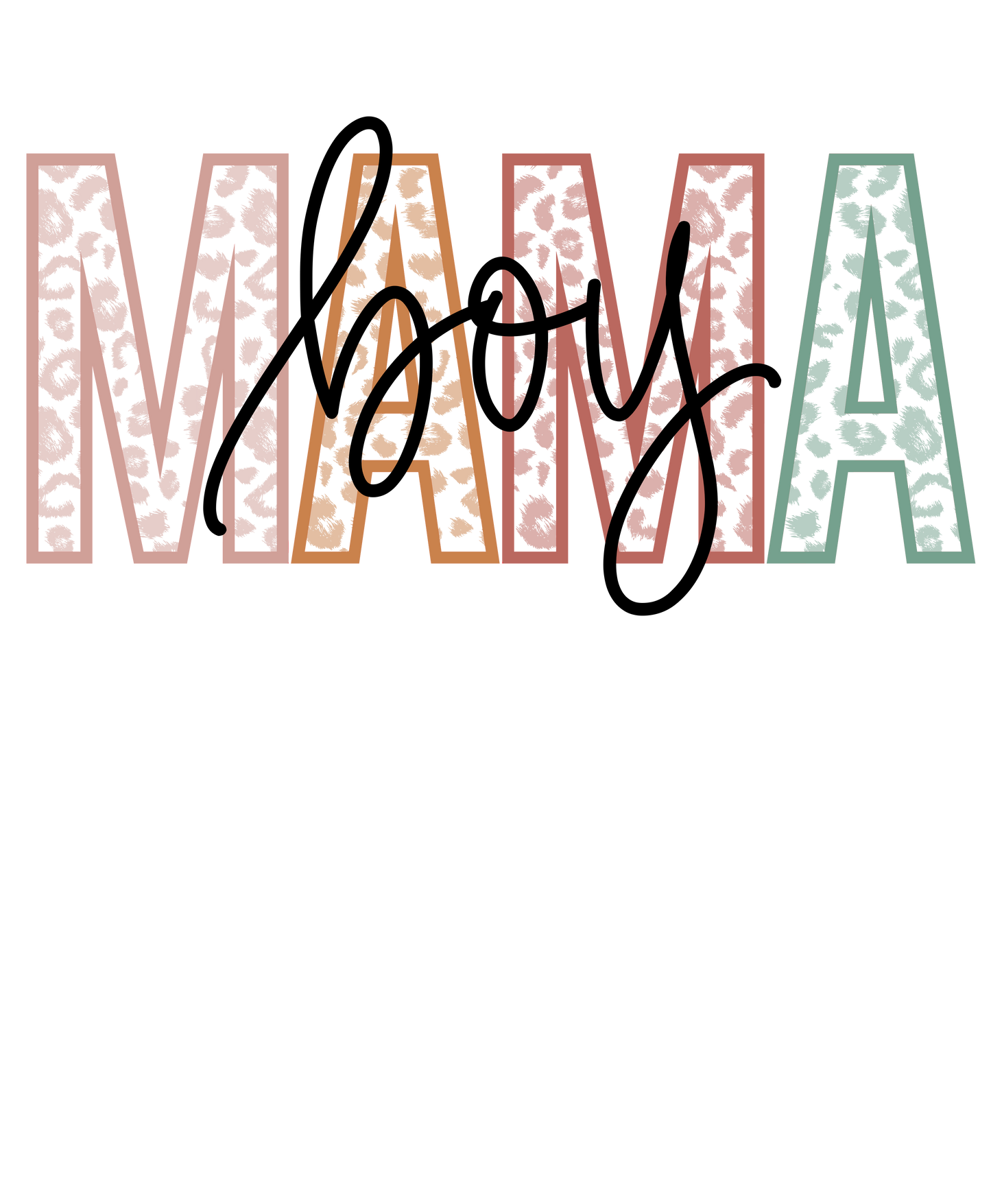 Boy Mama Leopard Tee