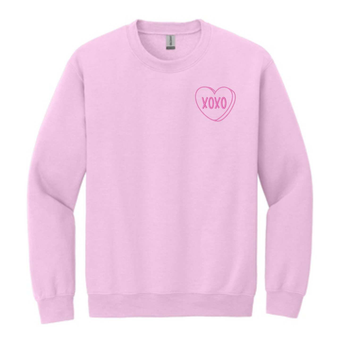 Embroidered Heart Candy Crew