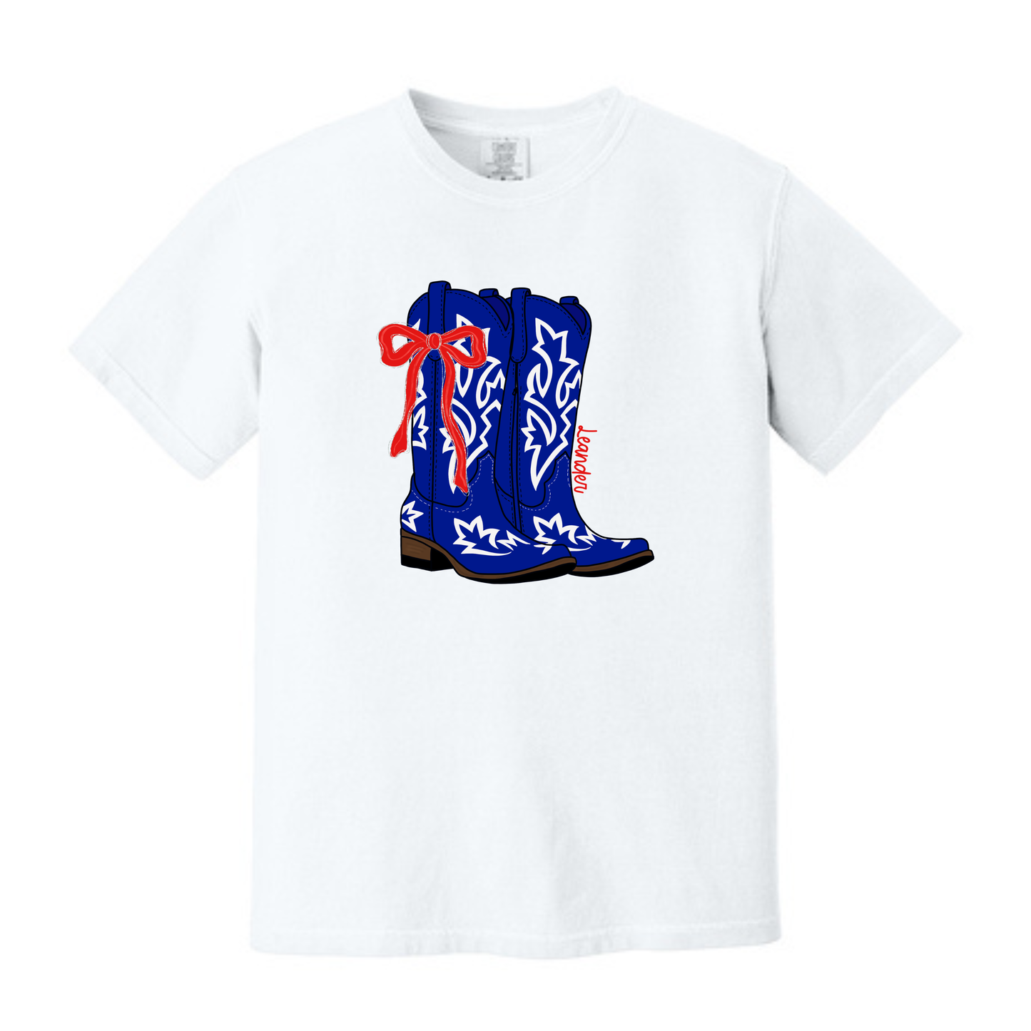 Blue Boot Tee