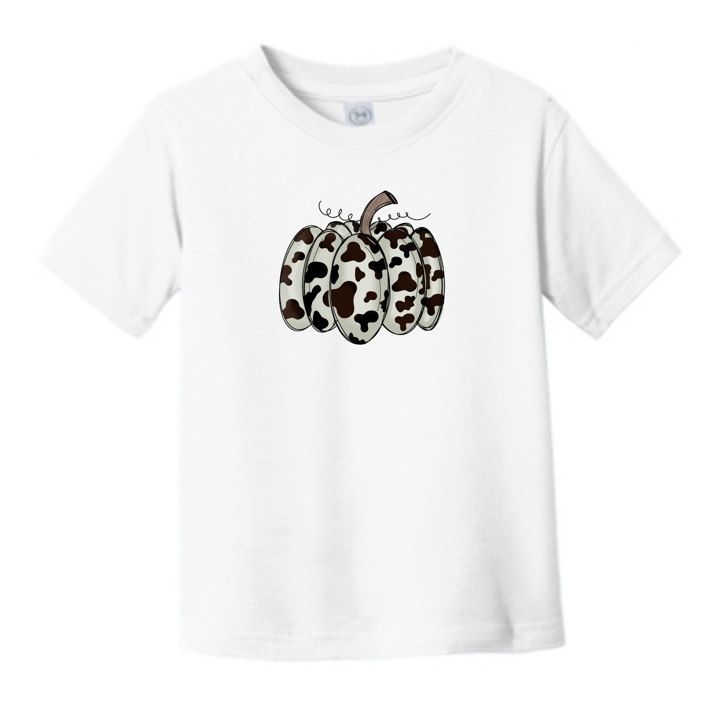 Cow Print Pumpkin Tee