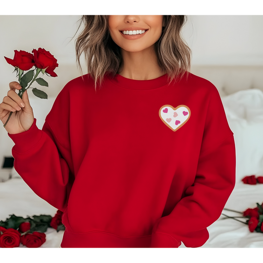 Embroidered Heart Cookie Crew