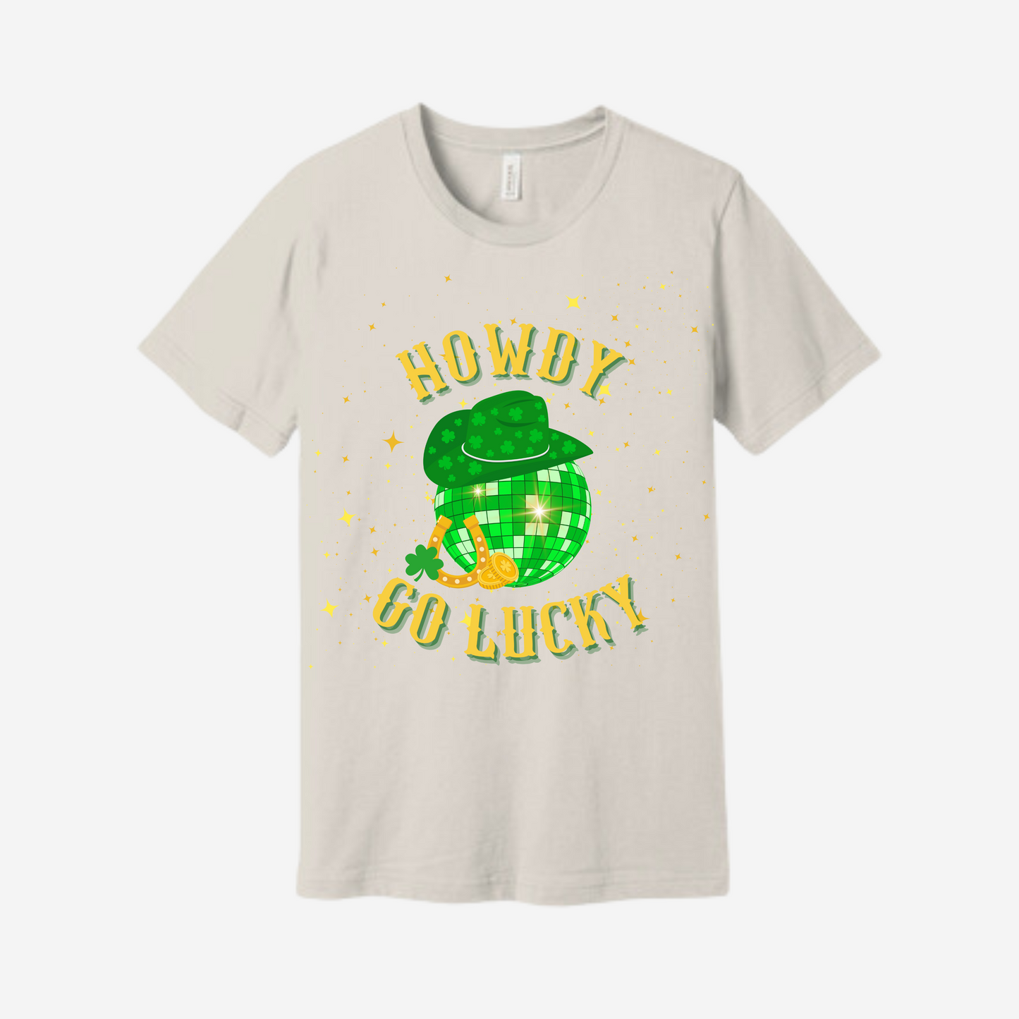 St. Patrick's Day Graphic T-shirt - "Howdy Go Lucky"