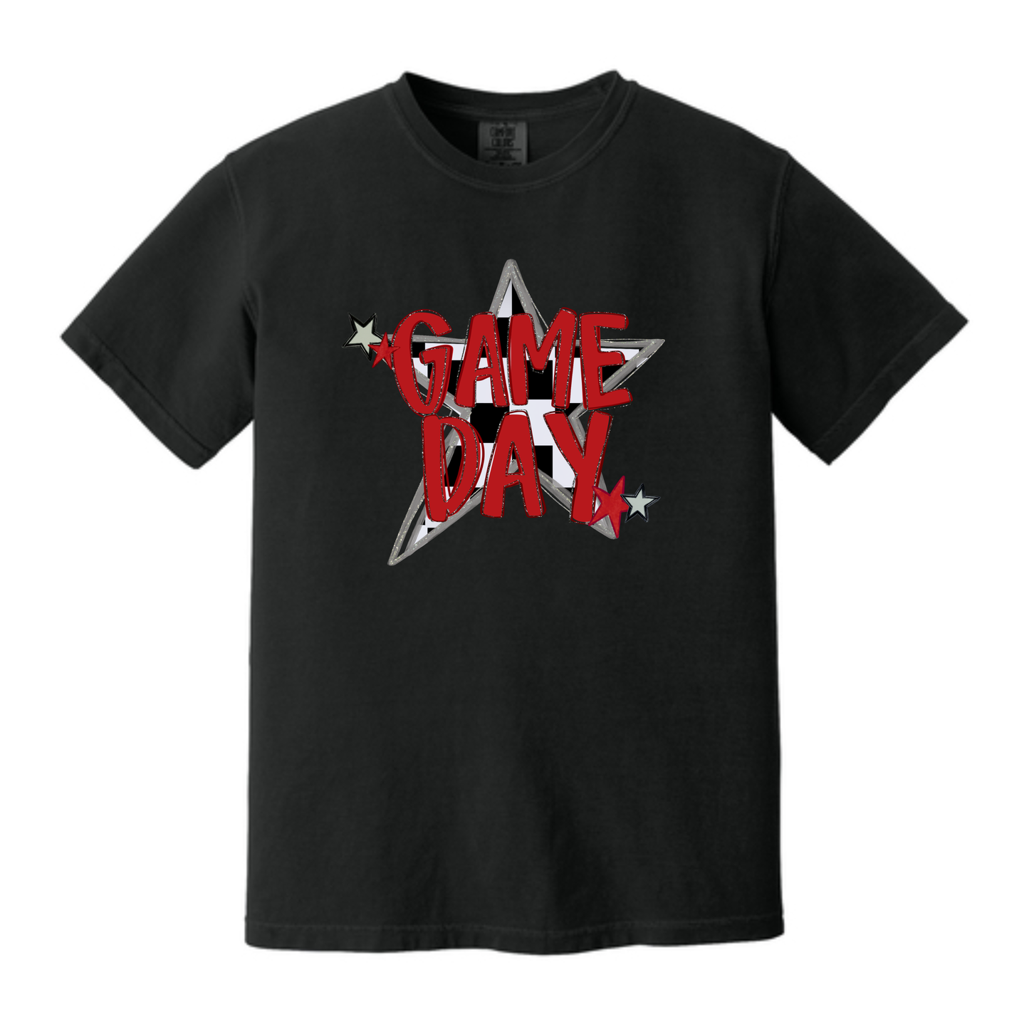 Game Day - Red/Black Tee