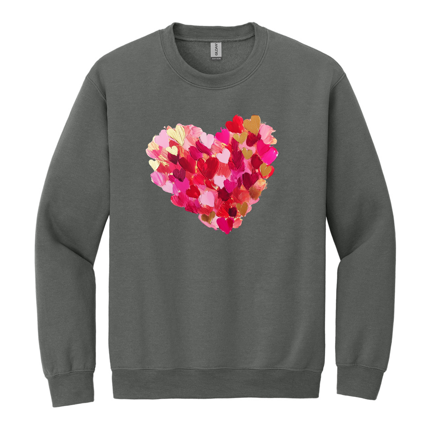Brushed Heart Crew
