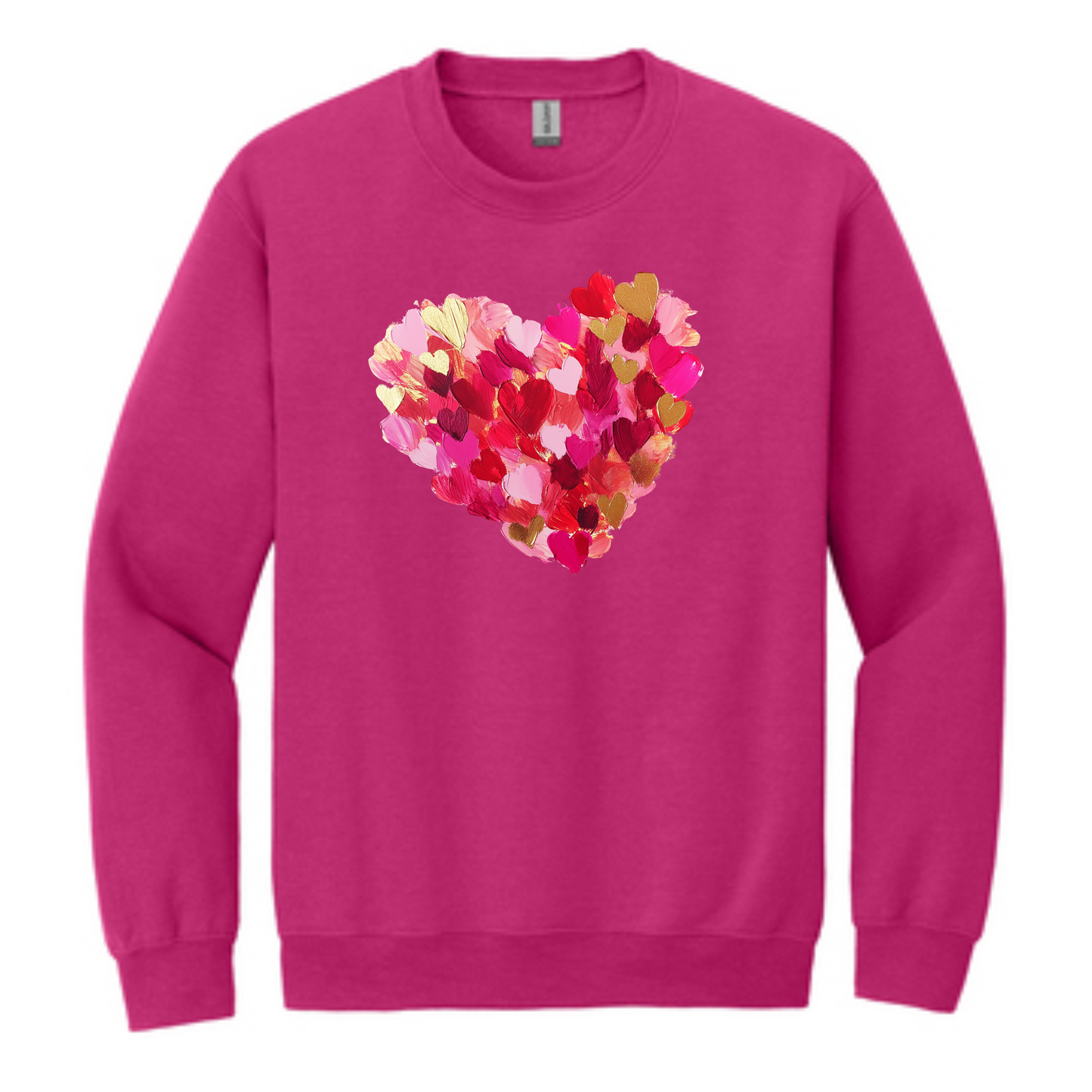 Brushed Heart Crew