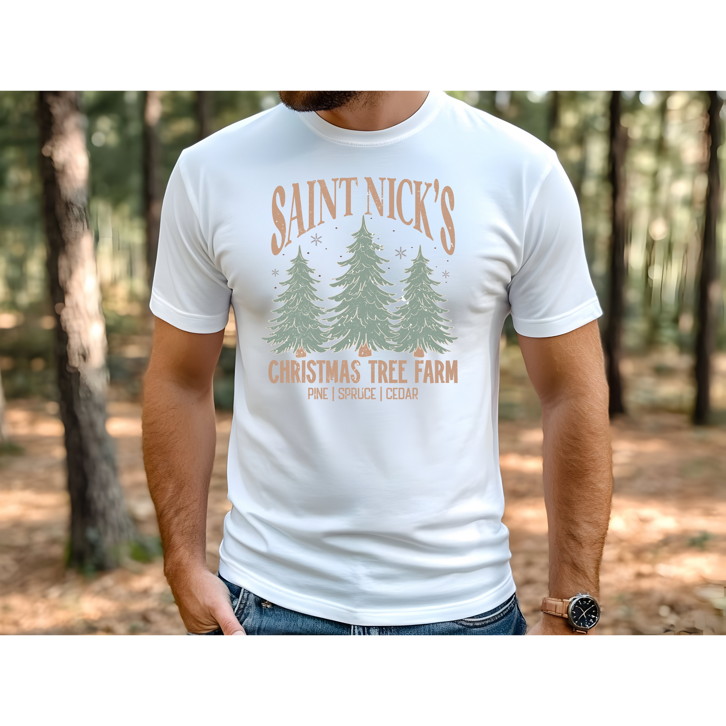 Saint Nick's Tree Farm Tee