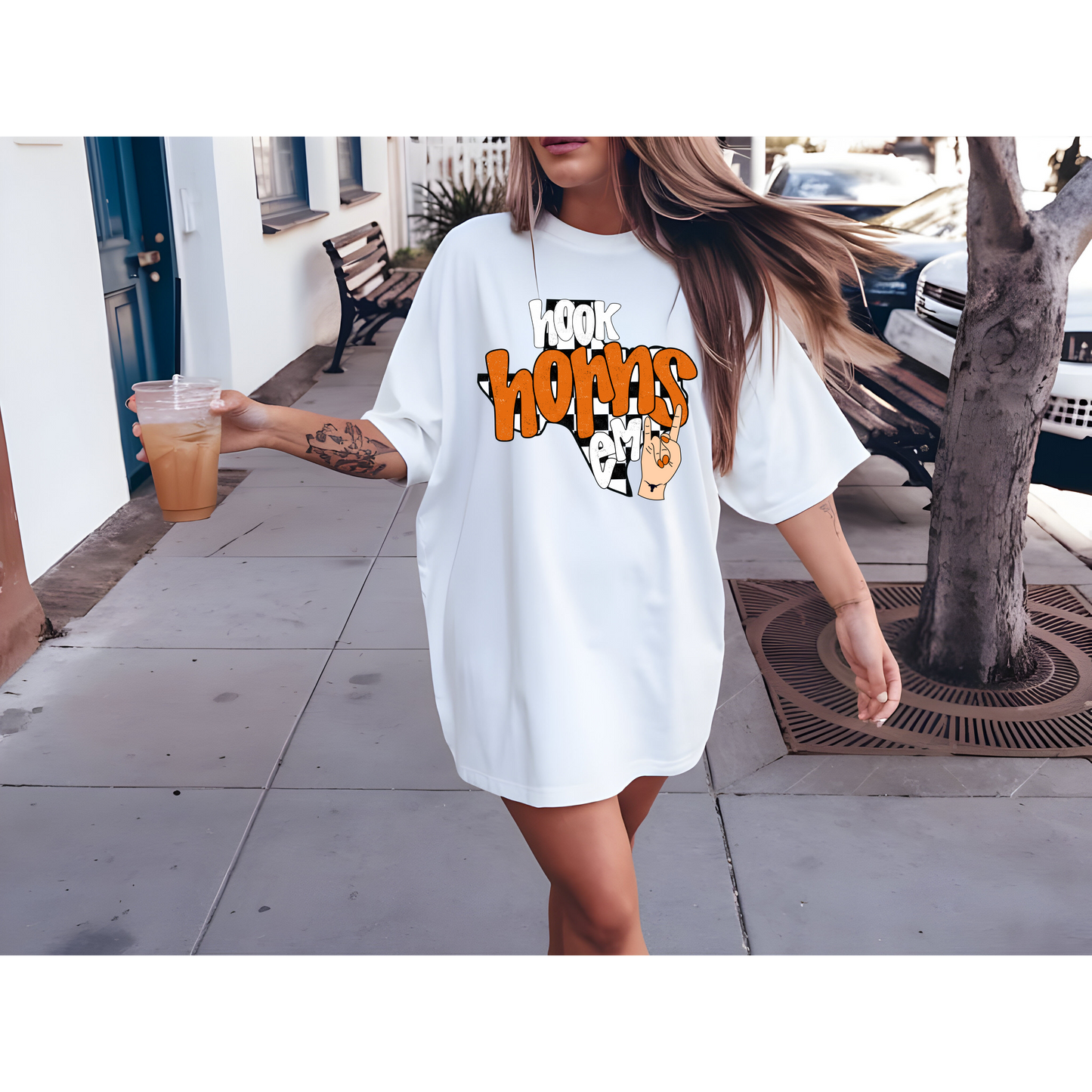 Hook Em Texas Tee