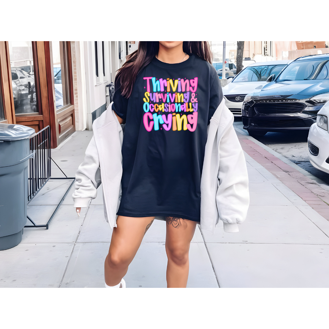 Thriving and Crying Tee
