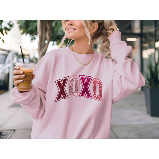 Glitter XOXO Crew