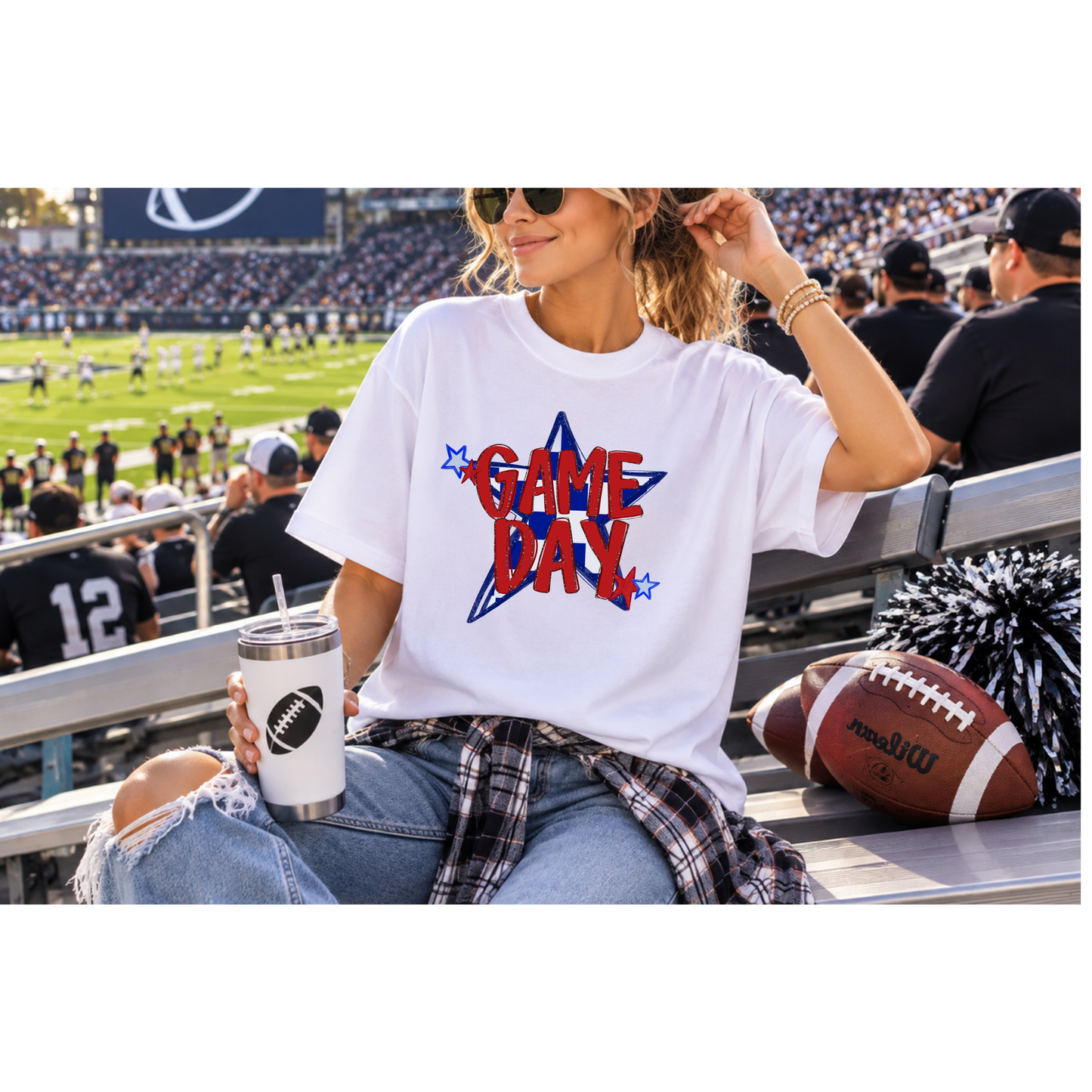 Game Day - Red/Blue Tee