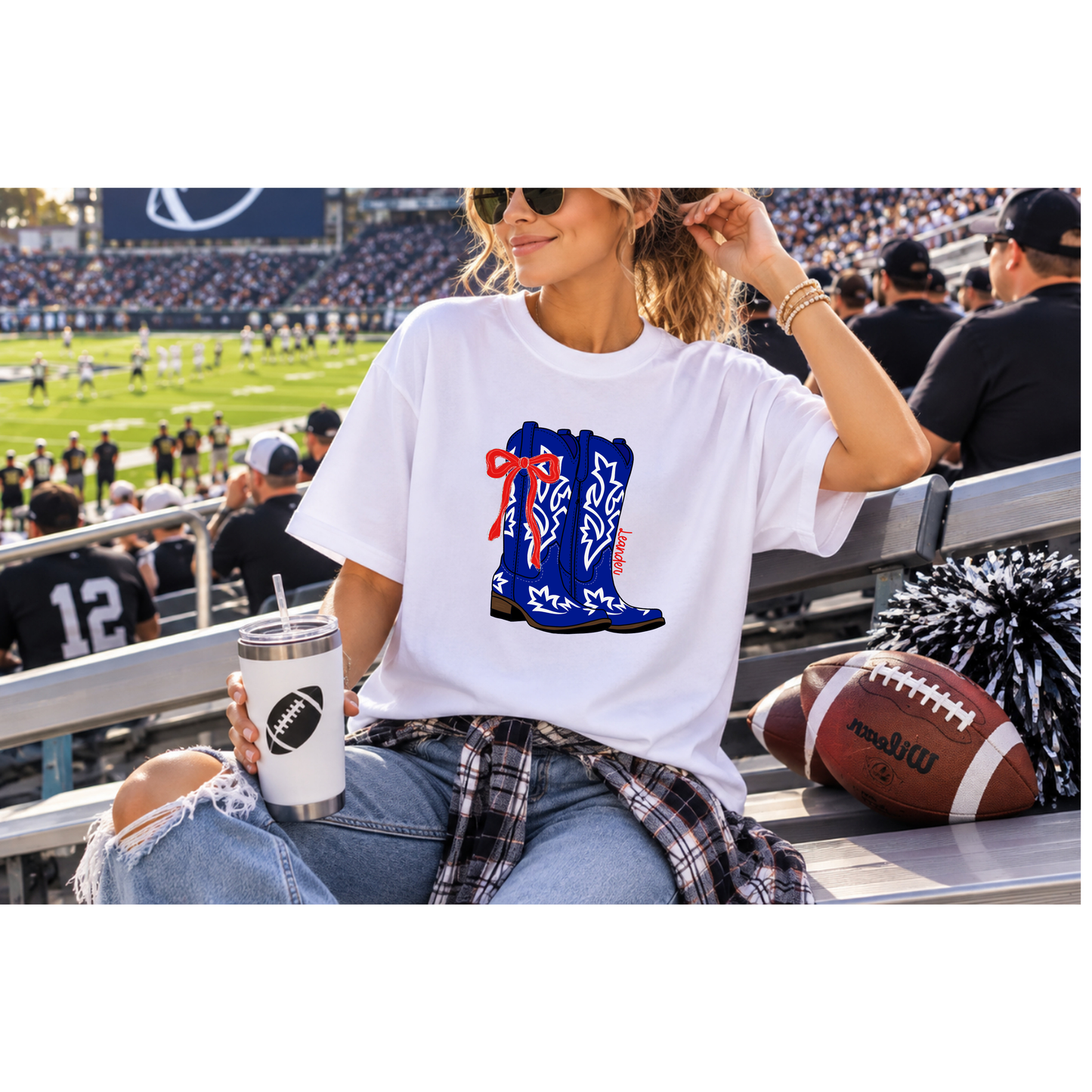 Blue Boot Tee
