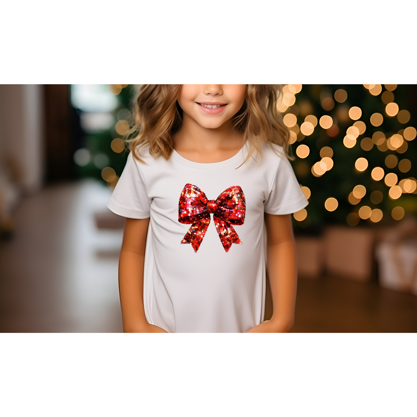 Christmas Bow Tee