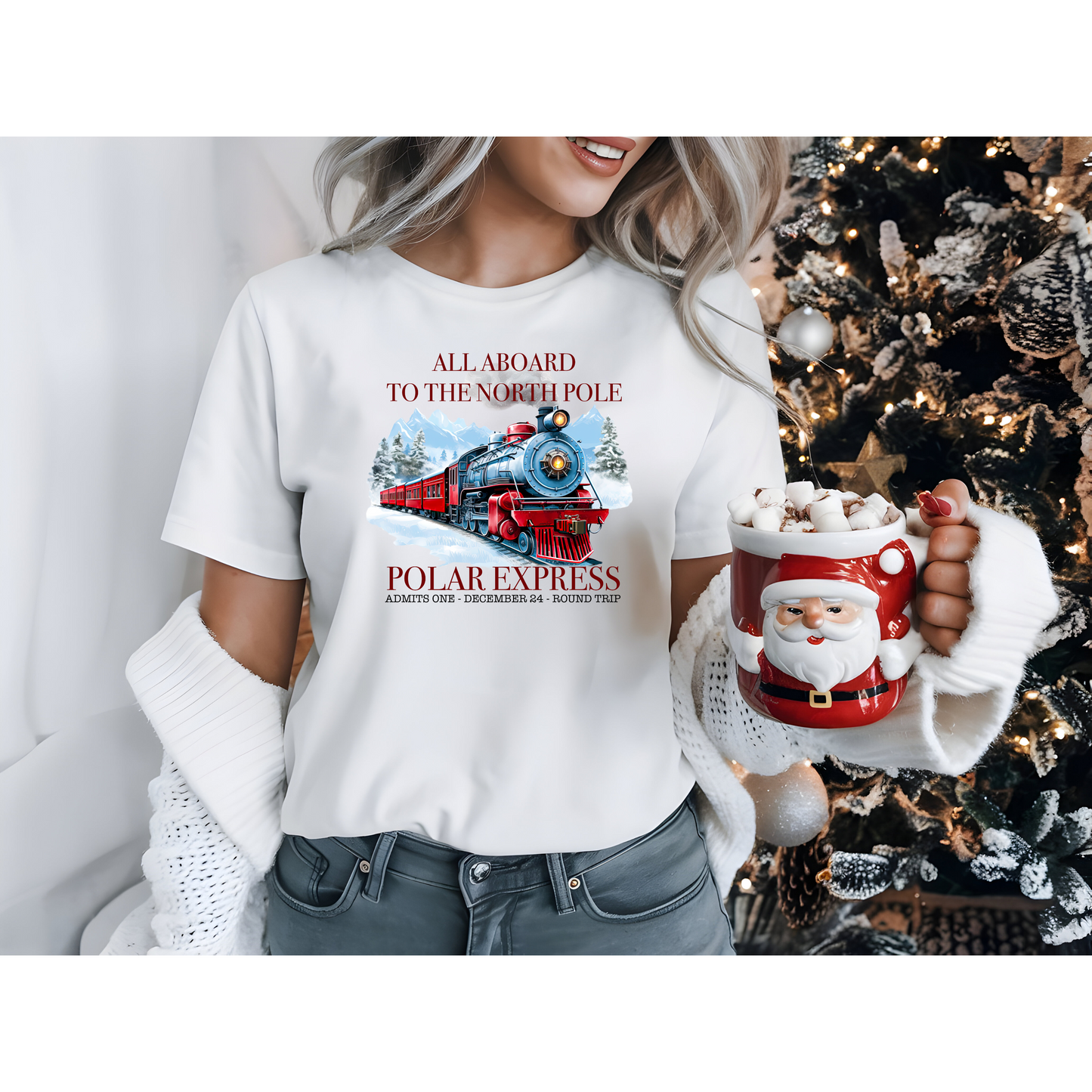 North Pole Train Tee