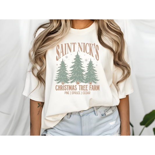 Saint Nick's Tree Farm Tee