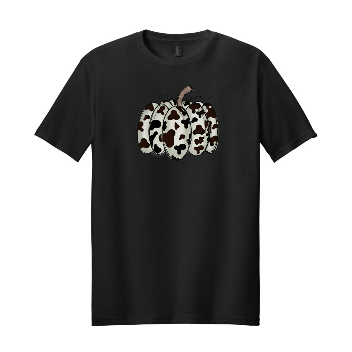 Cow Print Pumpkin Tee