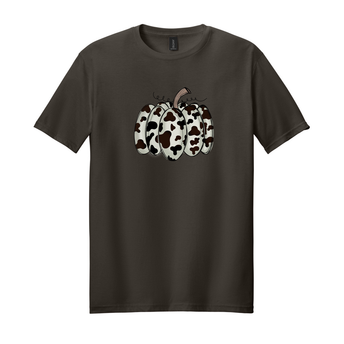 Cow Print Pumpkin Tee