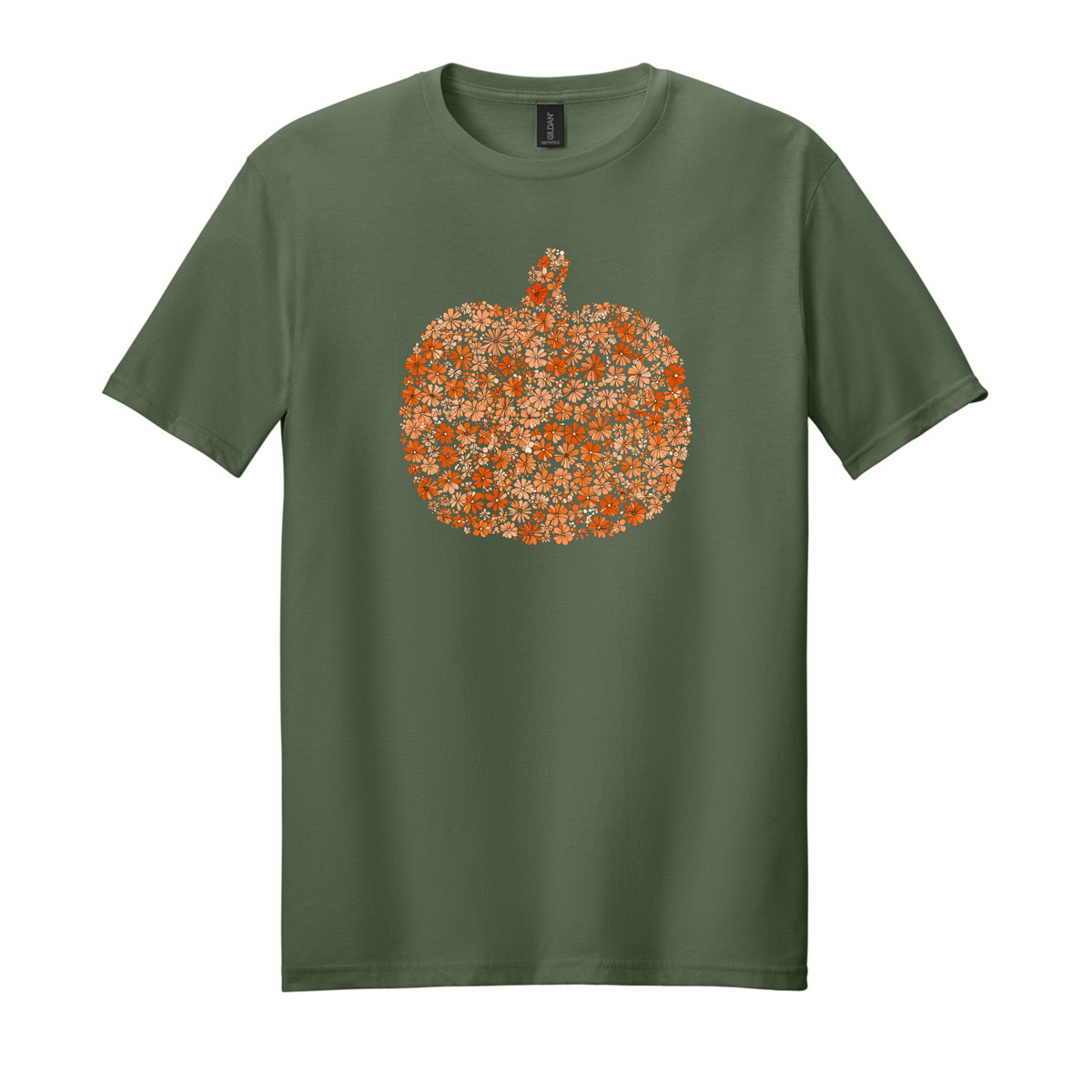 Floral Pumpkin Tee