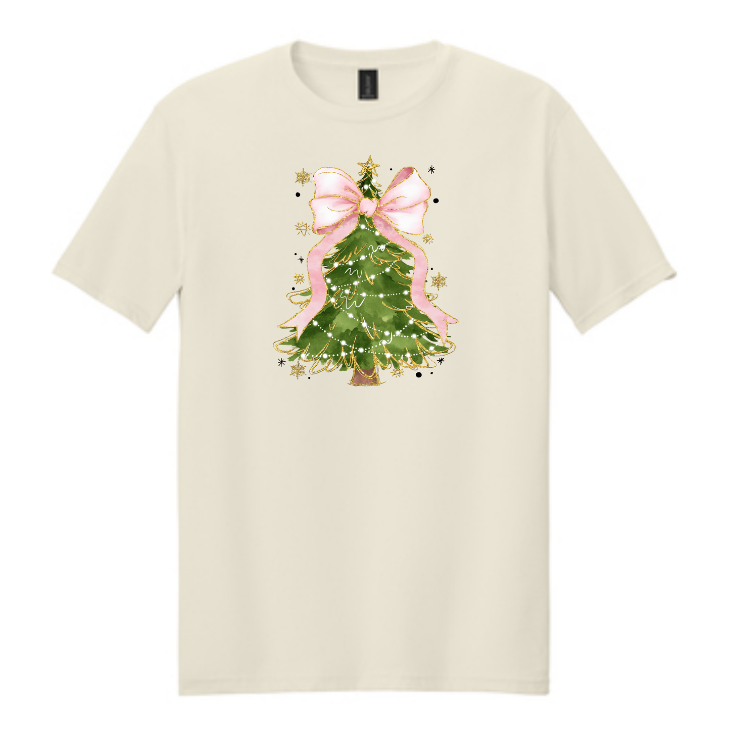 Pink Bow Christmas Tee