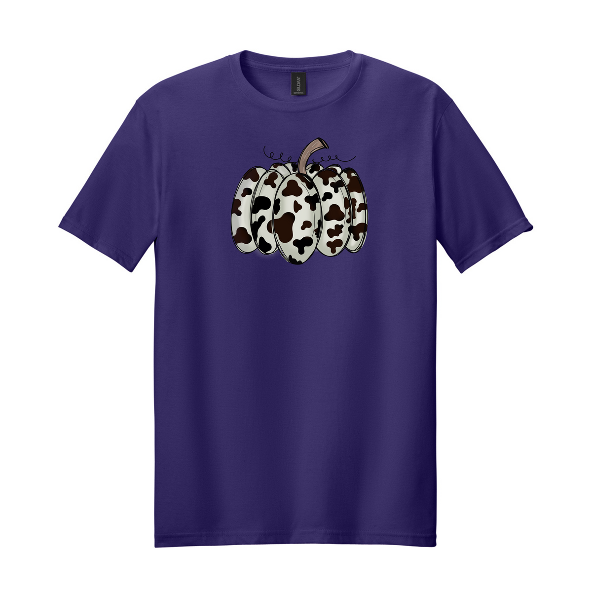 Cow Print Pumpkin Tee
