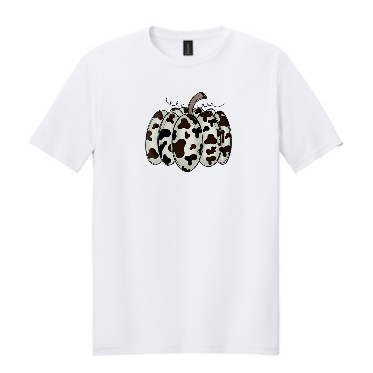 Cow Print Pumpkin Tee