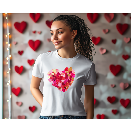 Brushed Heart Tee