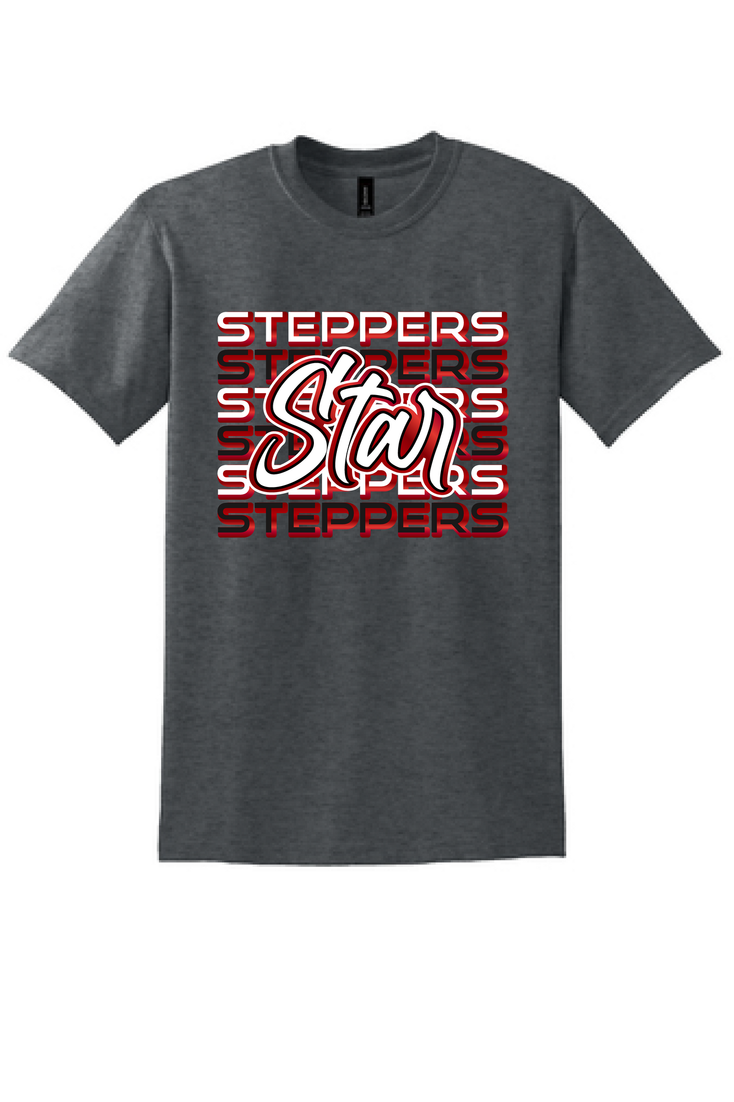 Star Steppers Grey "Steppers Repeat" T-shirt