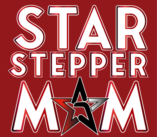 Star Steppers Red "MOM" T-shirt