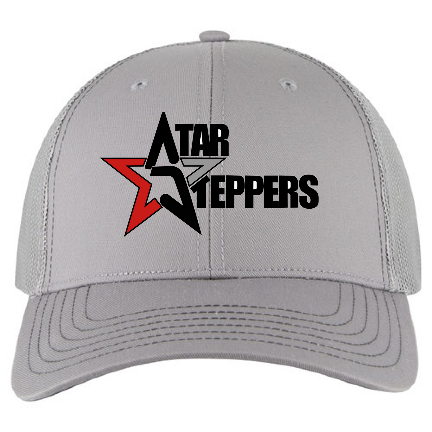 Star Steppers Grey Trucker "Logo" Hat