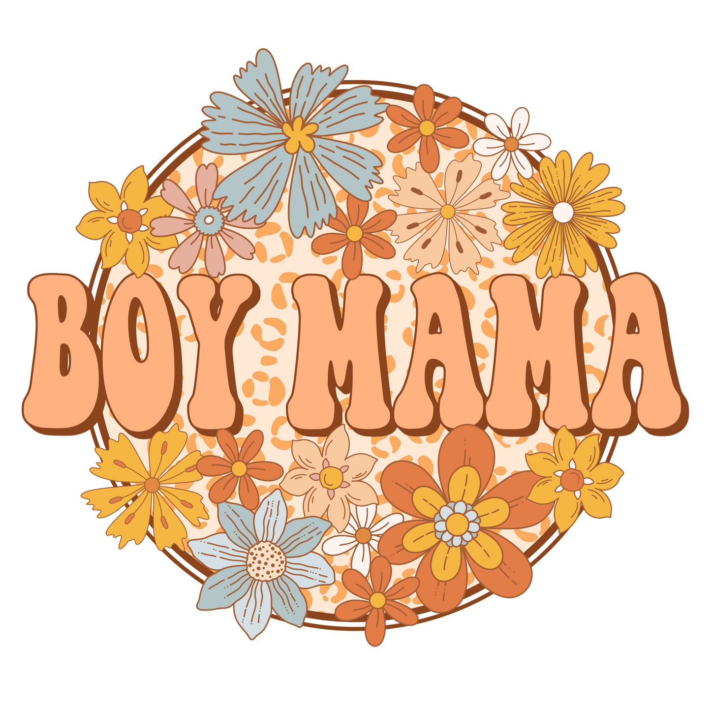 Mama Graphic T-shirt Collection - Boy Mama Floral