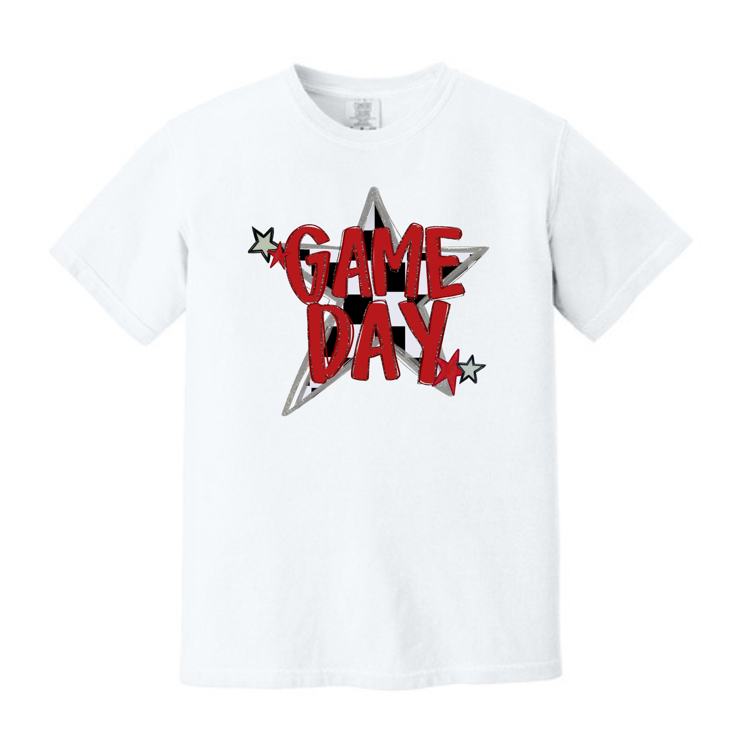 Game Day - Red/Black Tee