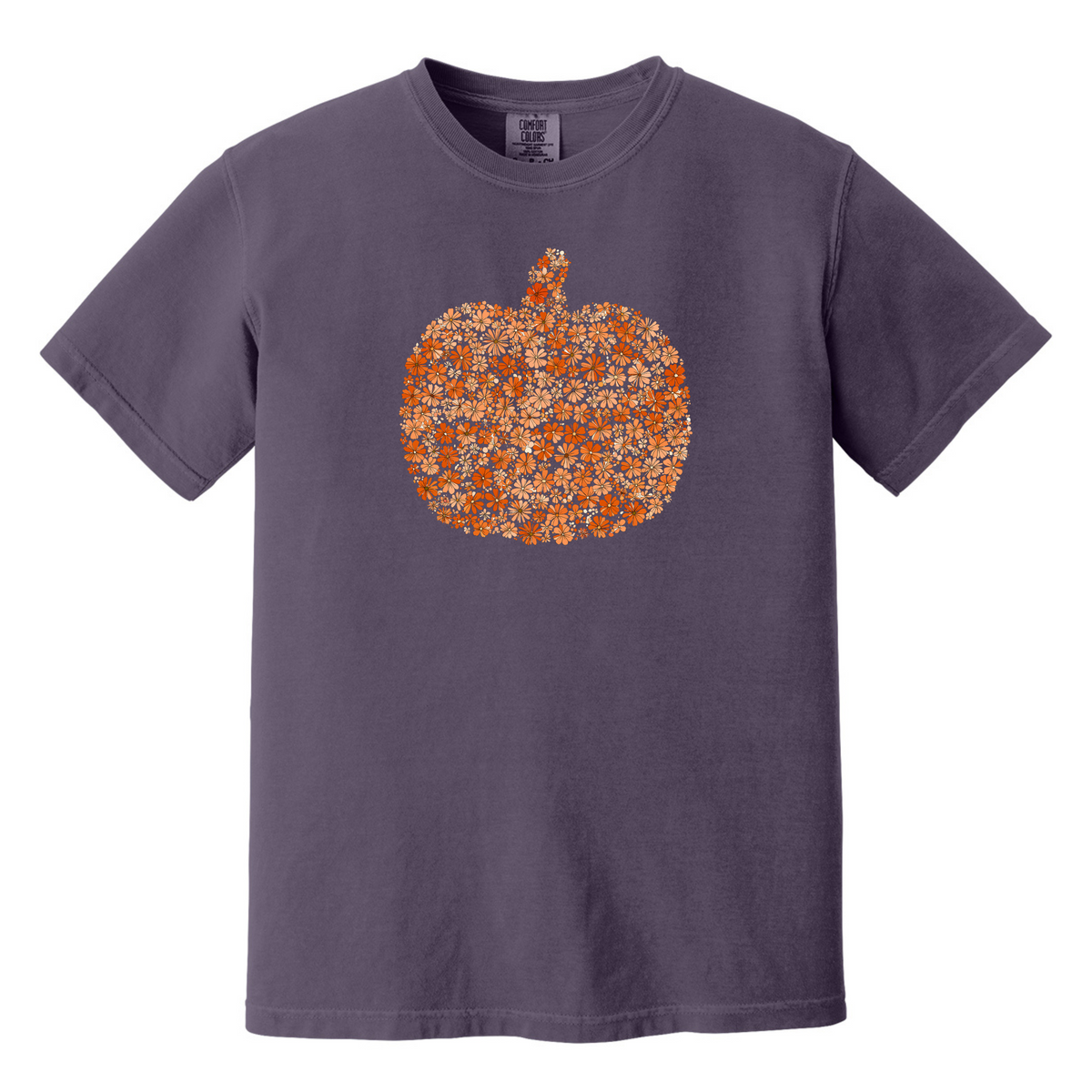 Floral Pumpkin Tee