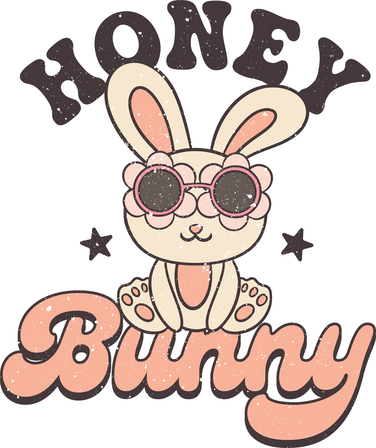 Easter Graphic T-shirt Collection - Honey Bunny