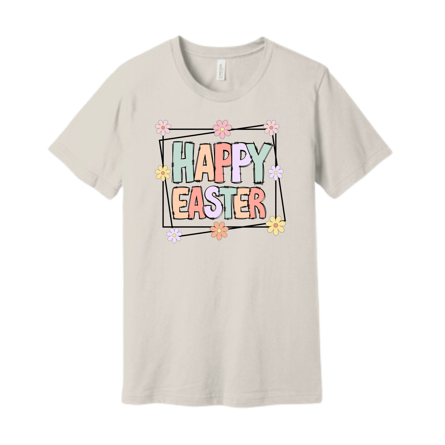 Easter Graphic T-shirt Collection - Happy Easter Floral