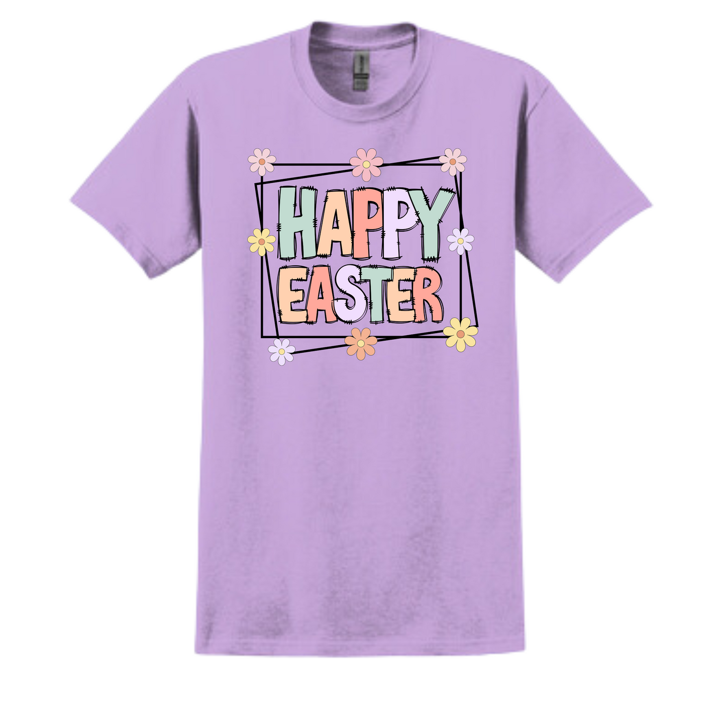 Easter Graphic T-shirt Collection - Happy Easter Floral