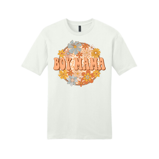 Mama Graphic T-shirt Collection - Boy Mama Floral