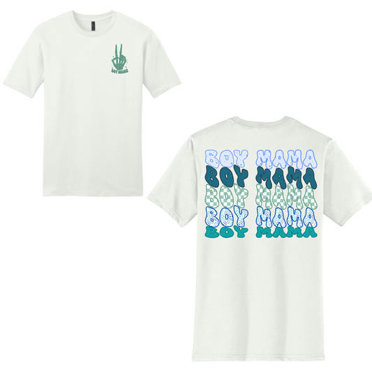 Mama Graphic T-shirt Collection - Boy Mama Groovy