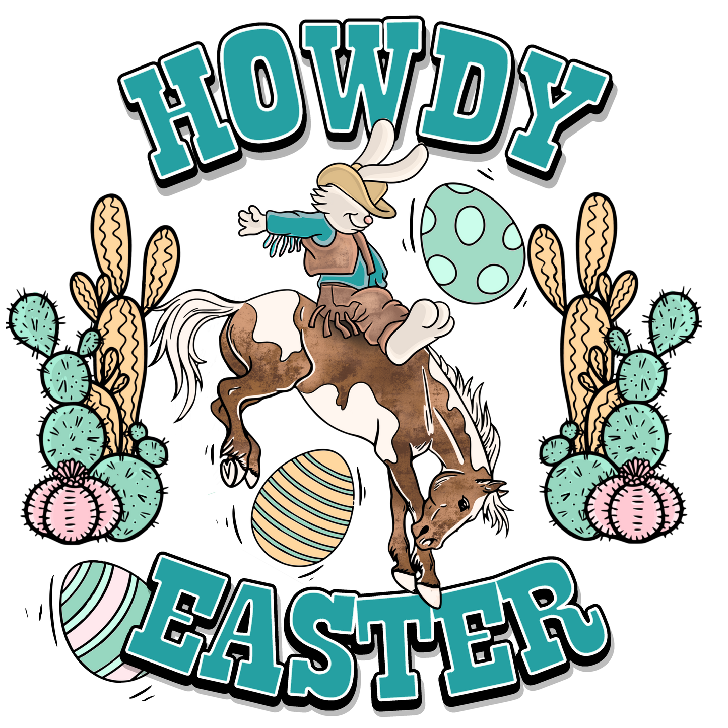 Easter Graphic Mini T-shirt Collection - Howdy Easter