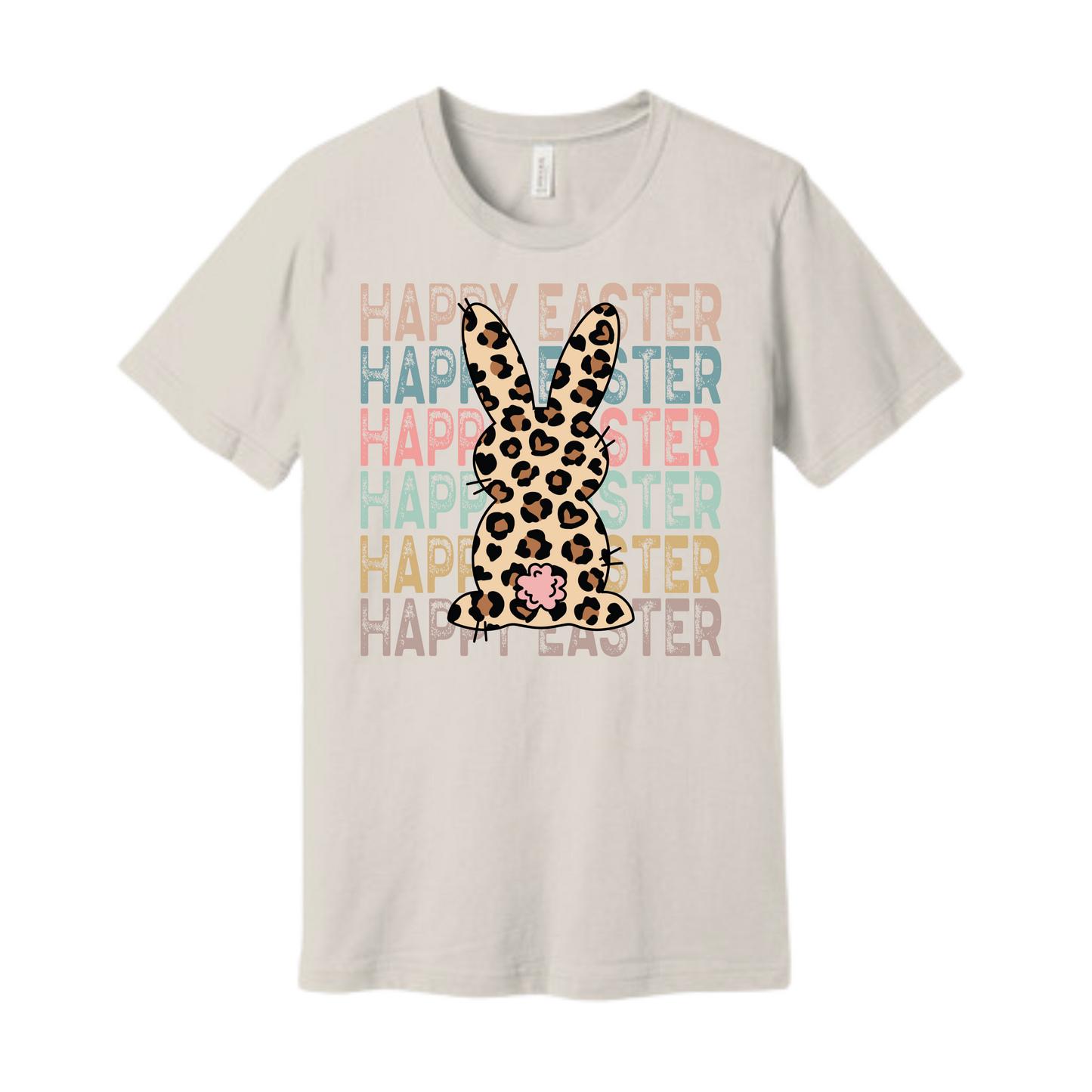 Easter Graphic T-shirt Collection - Leopard Bunny