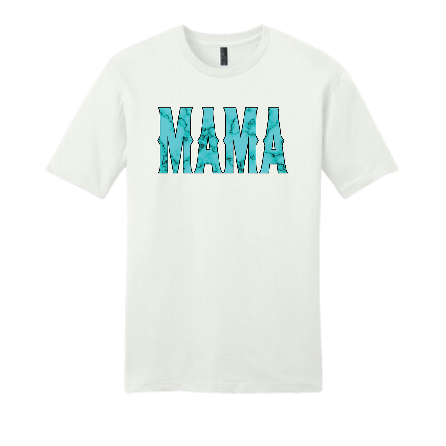 Mama Graphic T-shirt Collection - Mama Turquoise