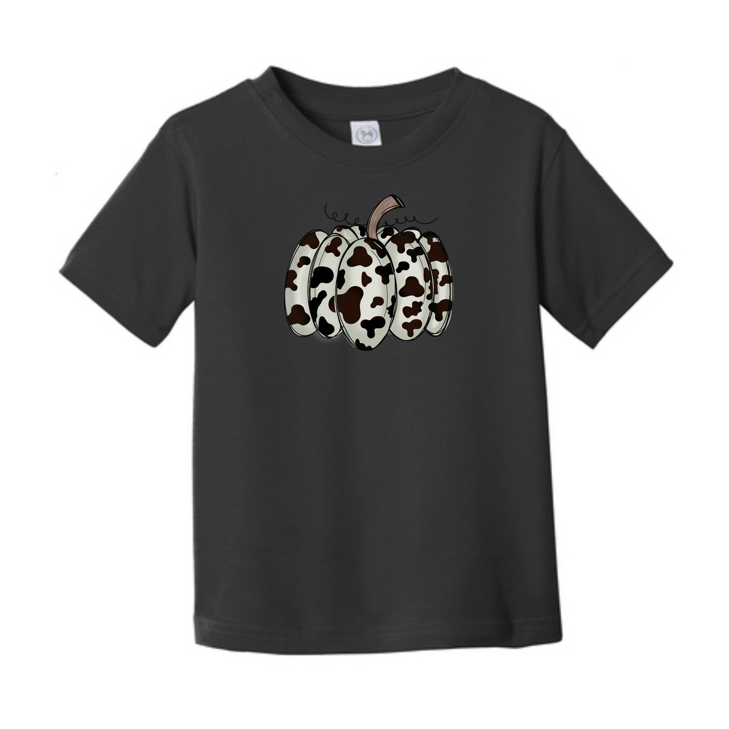 Cow Print Pumpkin Tee
