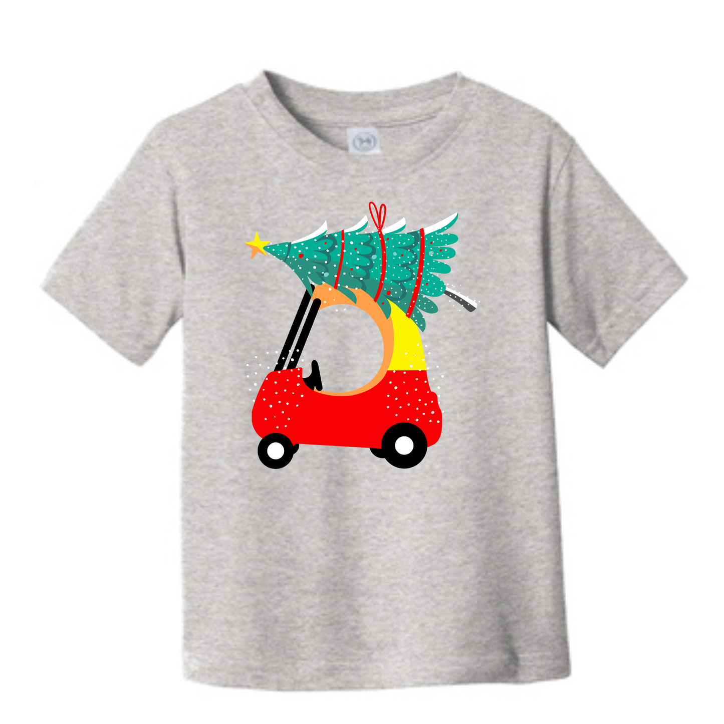 Red Car Christmas Tee