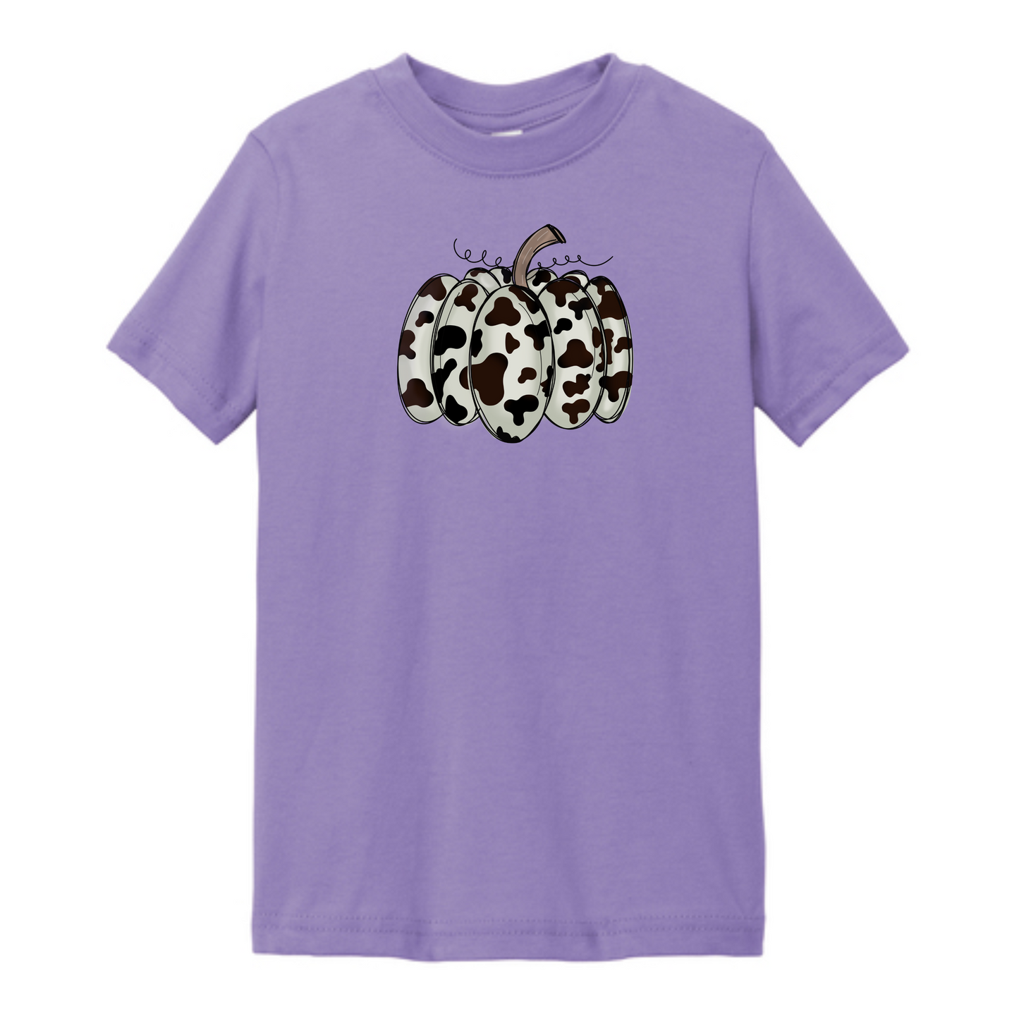 Cow Print Pumpkin Tee