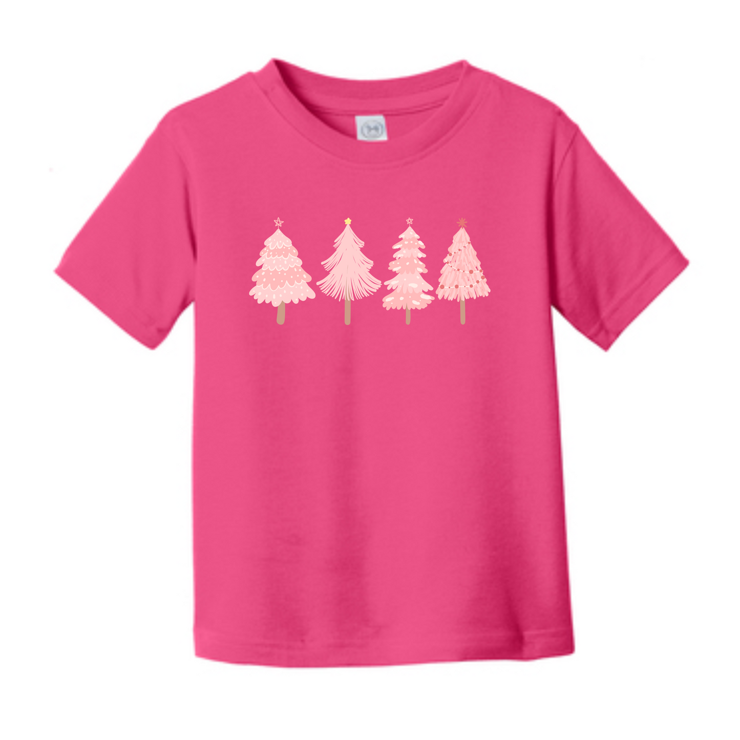 Pink Christmas Trees Tee