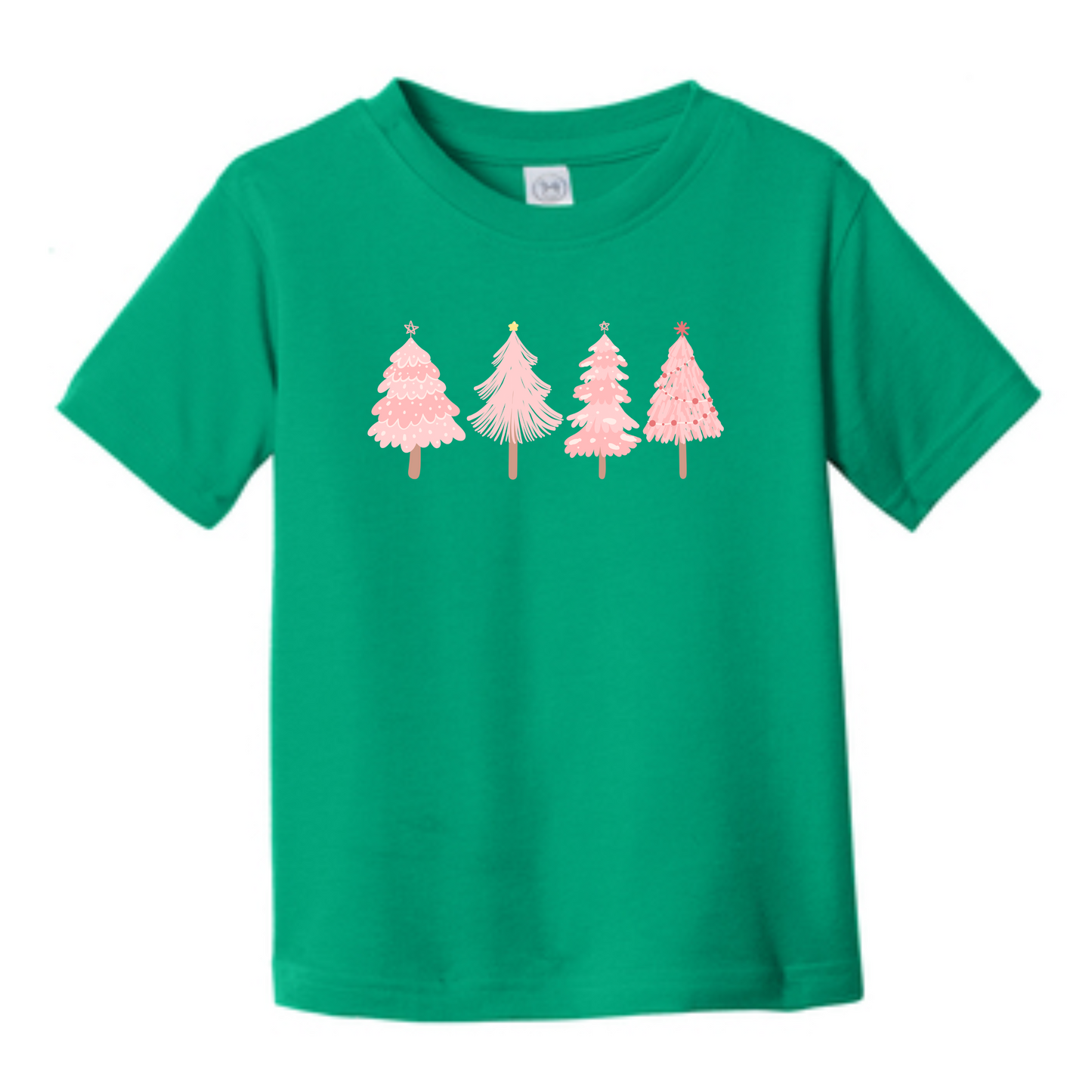 Pink Christmas Trees Tee