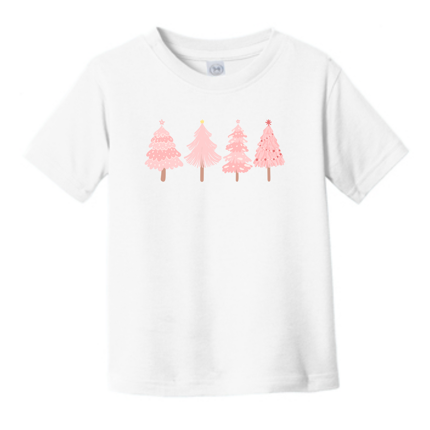 Pink Christmas Trees Tee