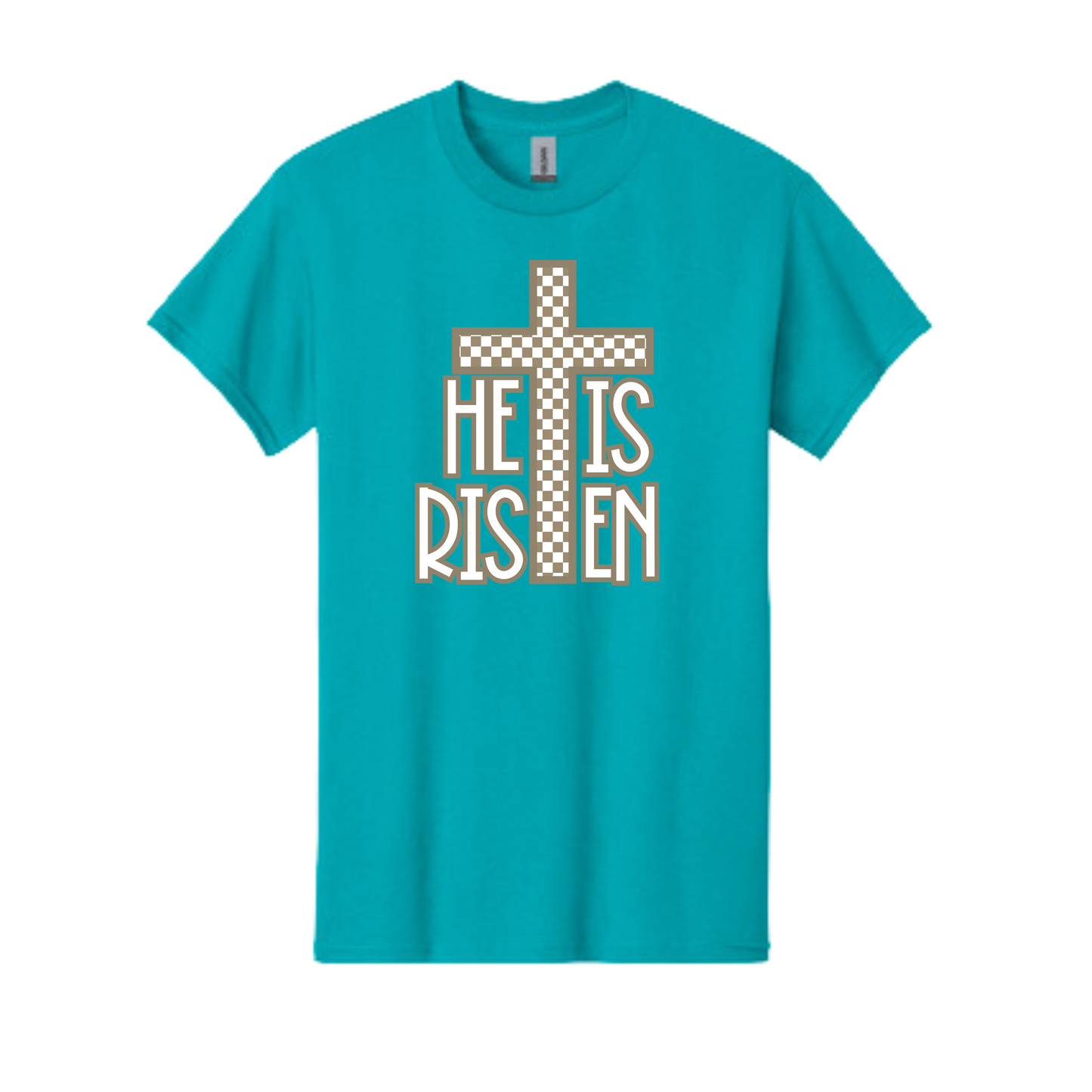 Easter Graphic T-shirt Collection - He is Risen Cross