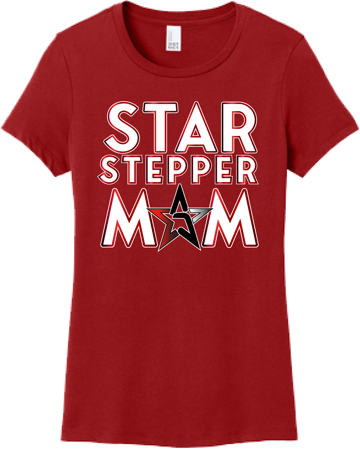 Star Steppers Red "MOM" T-shirt